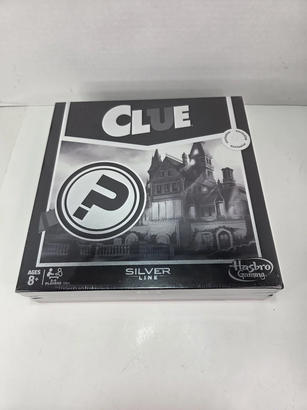 Clue Silver Line Edition Board Game Hasbro, NEW SEALED